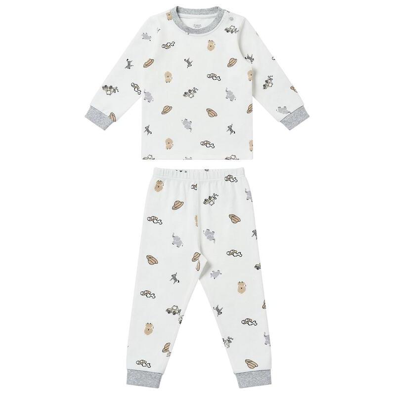 Nest Designs Kids/Baby Two-Piece Long Sleeve PJ Set (Organic Cotton) - Safawhee!