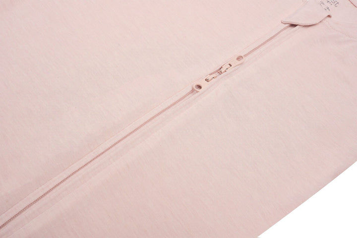 Nest Designs Baby Short Sleeve Slant Opening Romper (Bamboo Jersey) - Rose Smoke