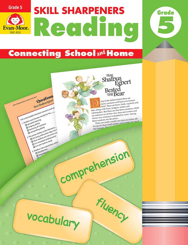 >Evan-Moor Grade 5 Skill Sharpeners Reading