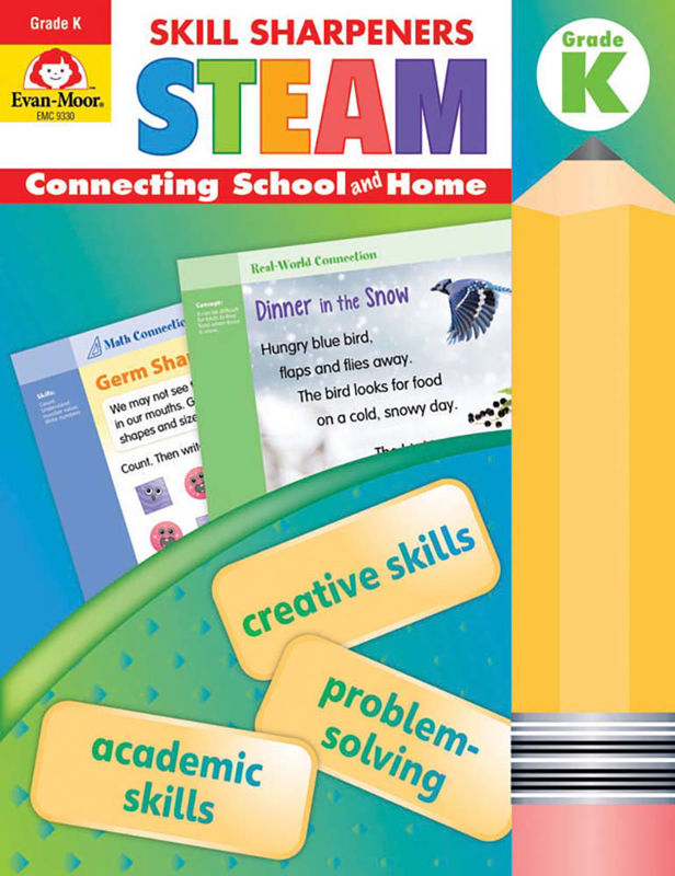>Evan-Moor Grade K Skill Sharpeners: STEAM - Activity Book