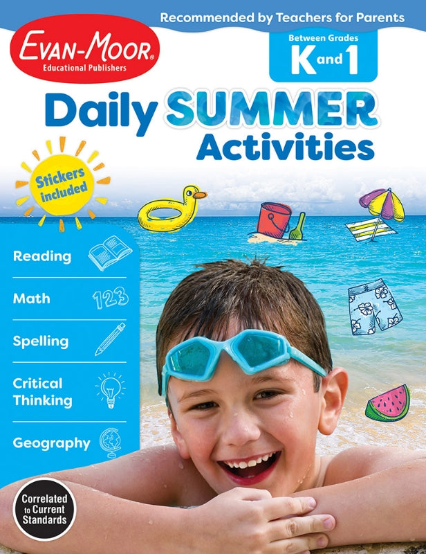 >Evan-Moor Grade K-1 Daily Summer Activities