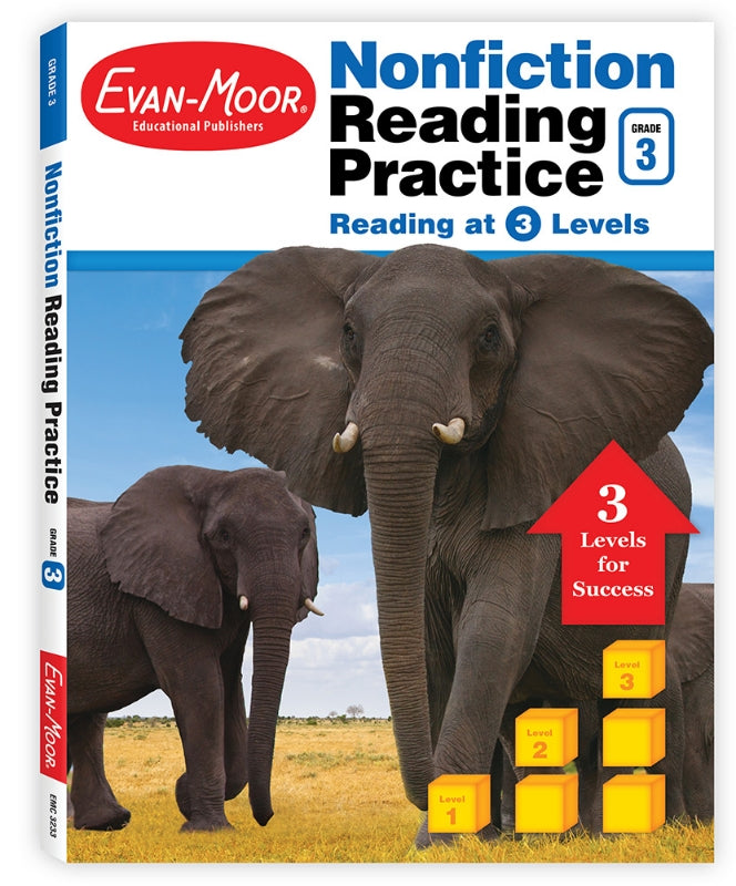 >Evan-Moor Grade 3 Nonfiction Reading Practice - Teacher Reproducibles