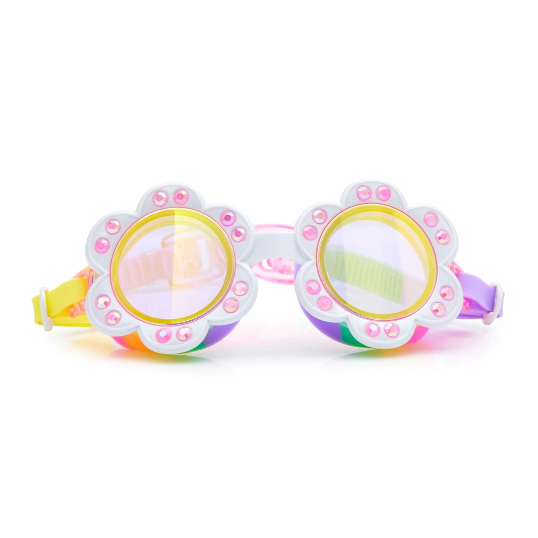 Bling2o Kids Dandi Flower Swim Goggle - Sunlit Sherry 6Y+