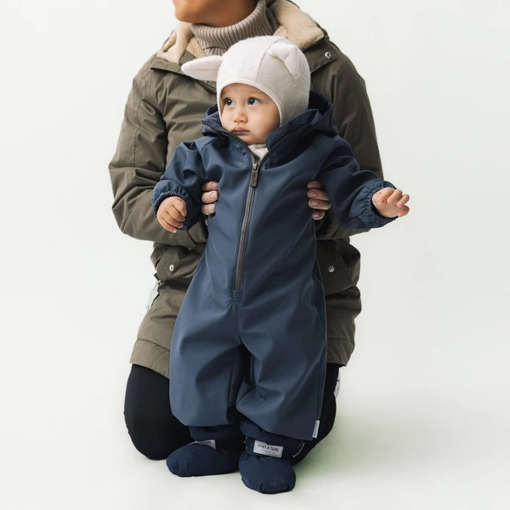 MINI A TURE Baby MATARNO All Season Softshell Suit - Ombre Blue