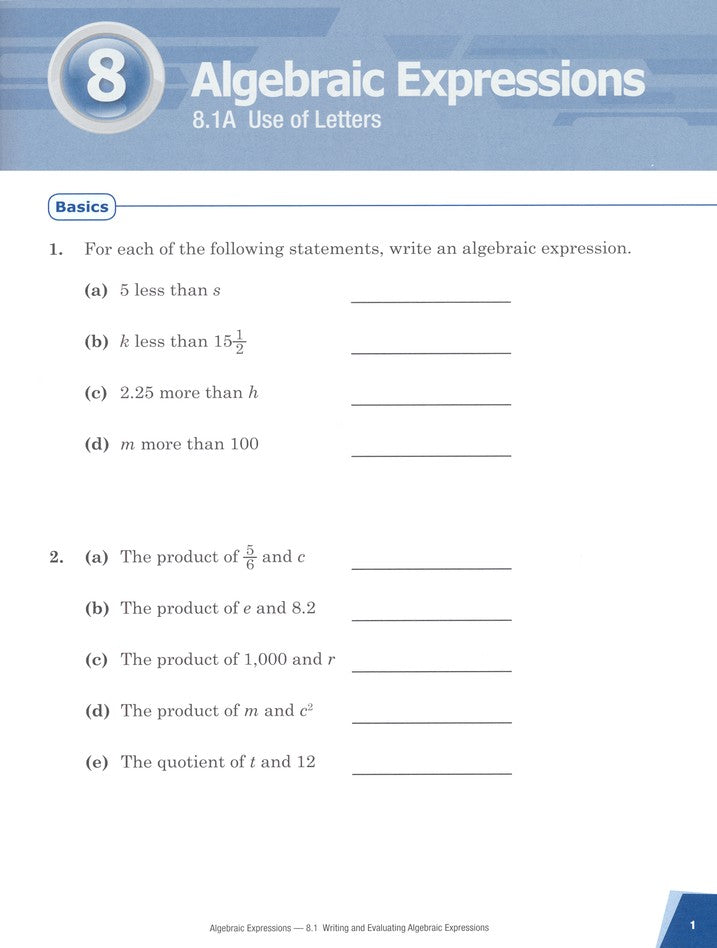 Singapore Math - Dimensions Math Workbook 6B