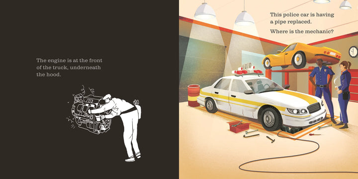 USBORNE Shine-a-Light - At the Garage