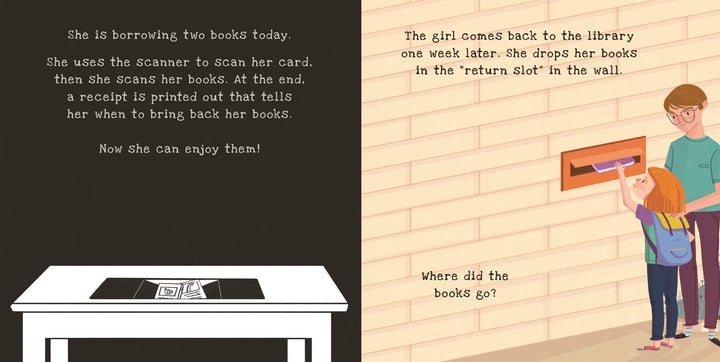 USBORNE Shine-a-Light - At the Library