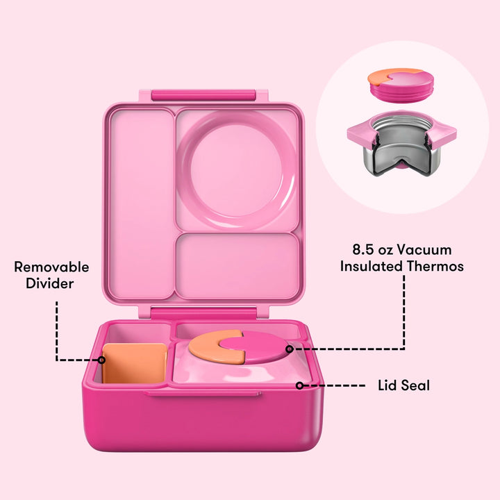OmieBox Lunch Box - Pixie Pink 3-7Y