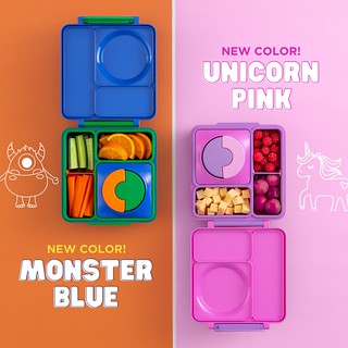 OmieBox Lunch Box - Monster Blue 3-7Y