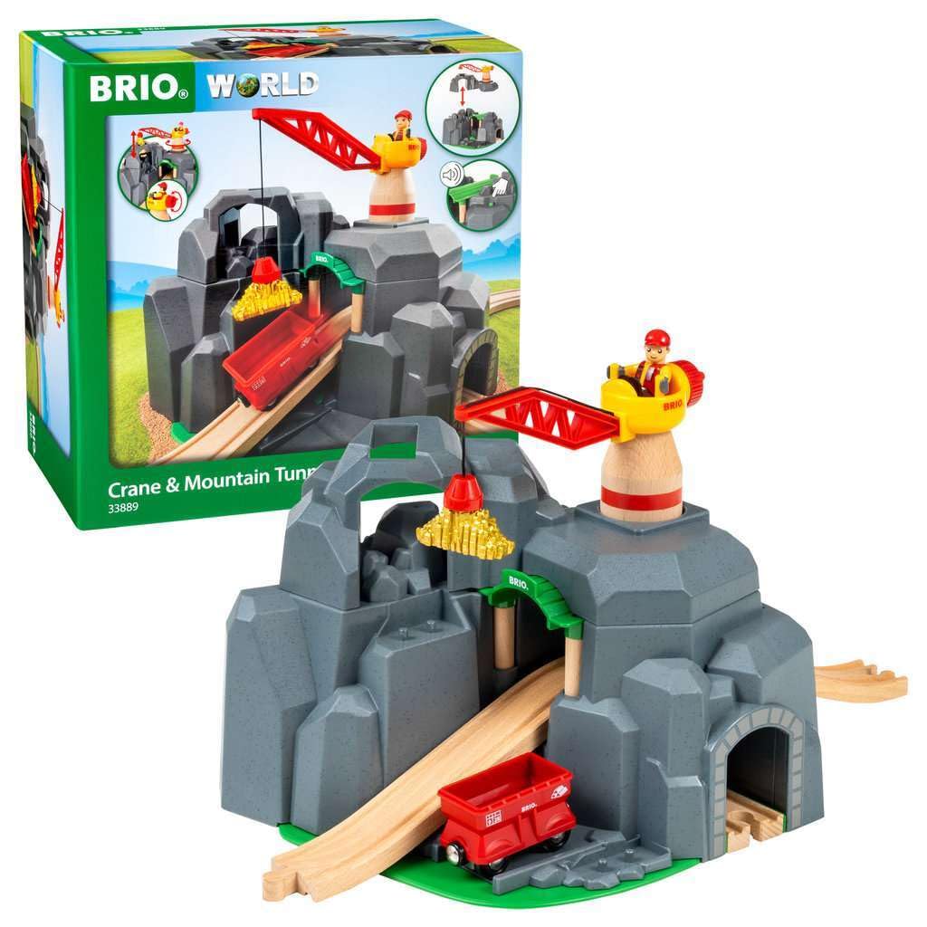 BRIO Crane Mountain Tunnel 33889 Mom Loves Me Children Boutique