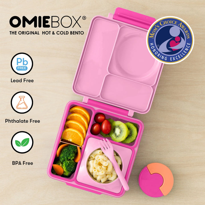 OmieBox Lunch Box - Pixie Pink 3-7Y