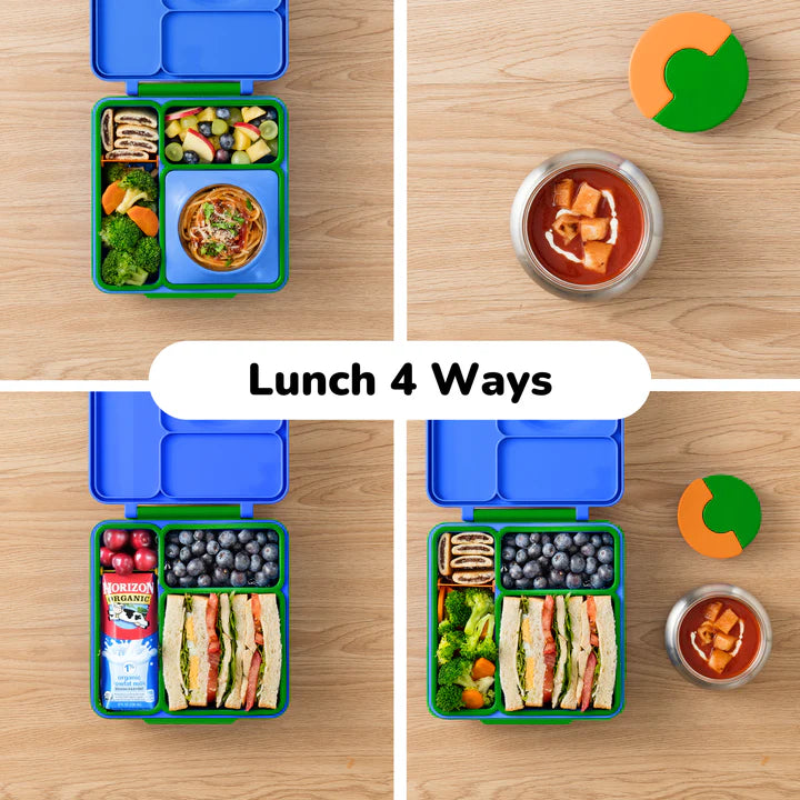 OmieBox Lunch Box - Monster Blue 3-7Y