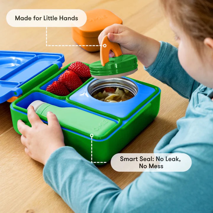 OmieBox Lunch Box - Monster Blue 3-7Y