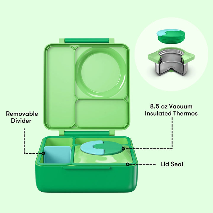 OmieBox Lunch Box - Apple Green 3-7Y