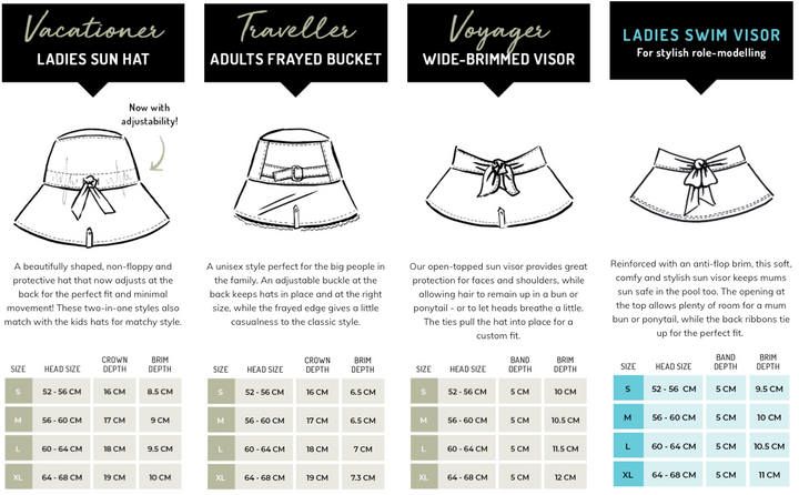 Bedhead Ladies UPF50+ VACATIONER Reversible Sun Hat - Lucy / Rosa