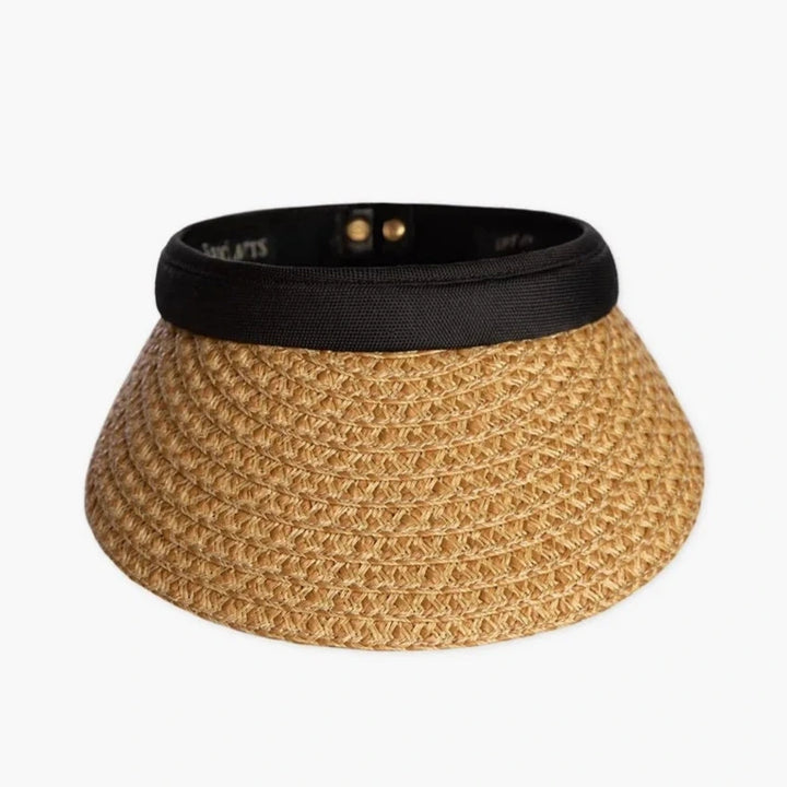 Eric Javits BRADFIELD 13745 Sun Visor Hat in Natural/Black