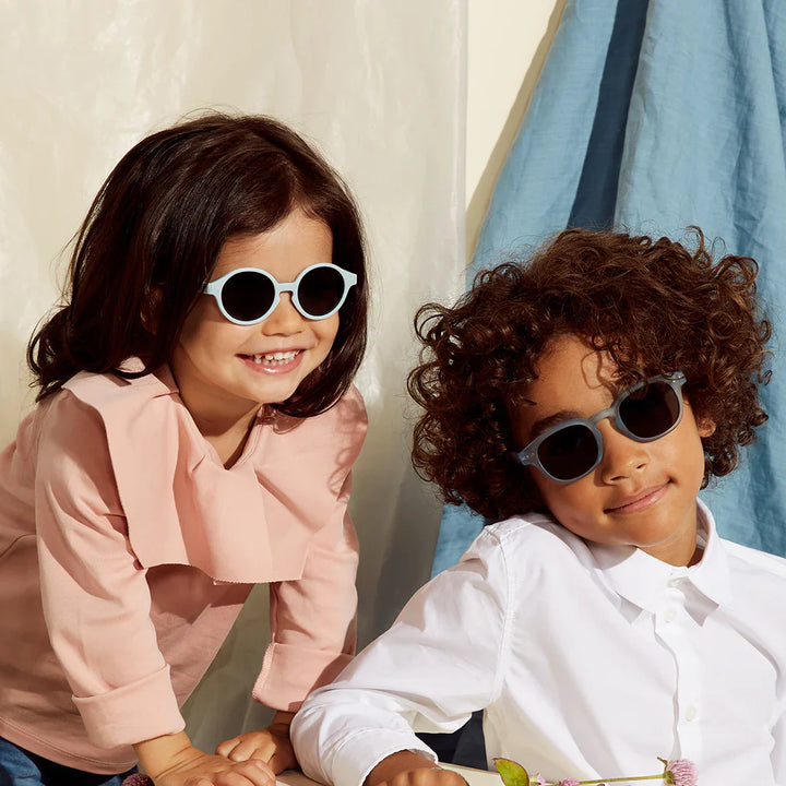 IZIPIZI PARIS Kids Polarized Sunglasses in Square #C - Lemonade
