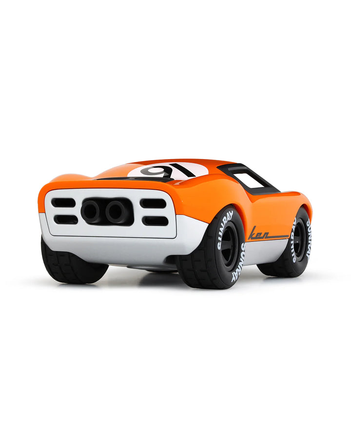 Playforever MINI KEN GIBSON Racing Car - Orange