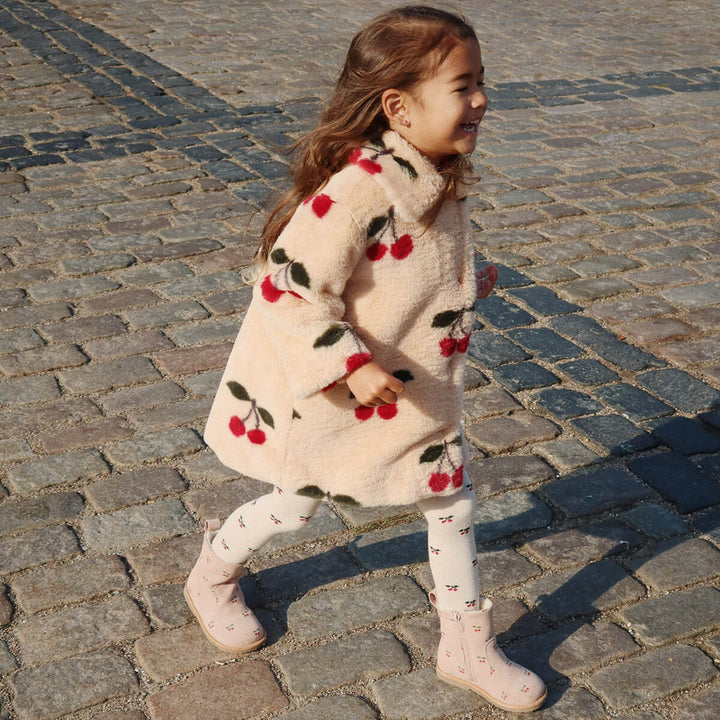 Konges Sloejd Kids Fuzzie Coat - Ma Grande Cerise