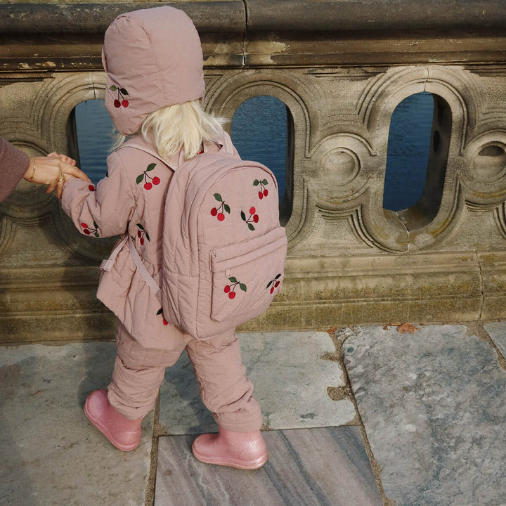 Konges Sloejd Kids JUNO Quilted Backpack - Twilight Mauve