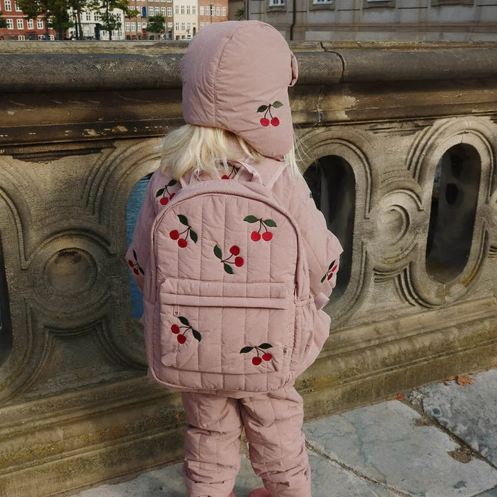 Konges Sloejd Kids JUNO Quilted Backpack - Twilight Mauve