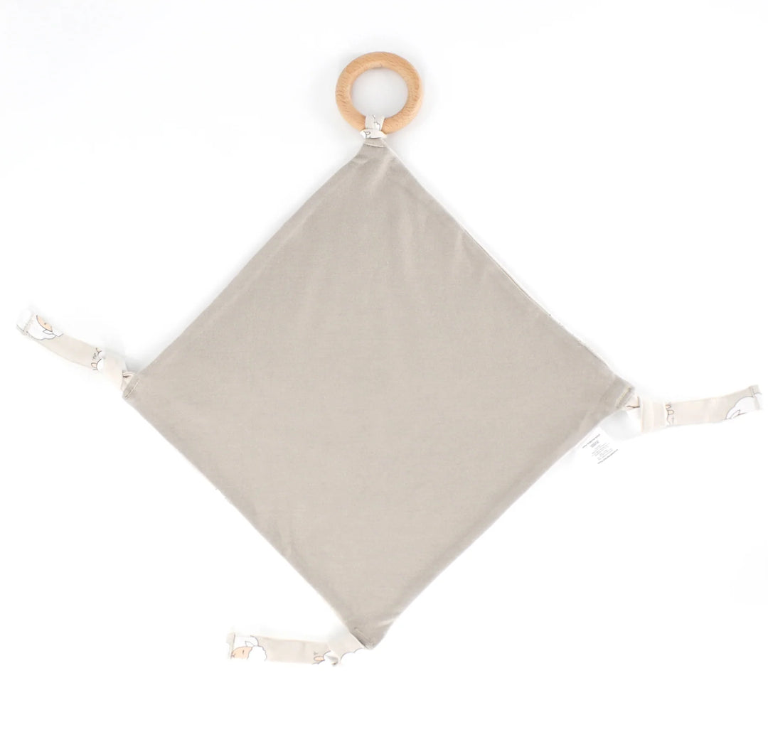 Woolino LOVEY Merino Wool+Organic Cotton w/ Removable Teething Ring - Sheep