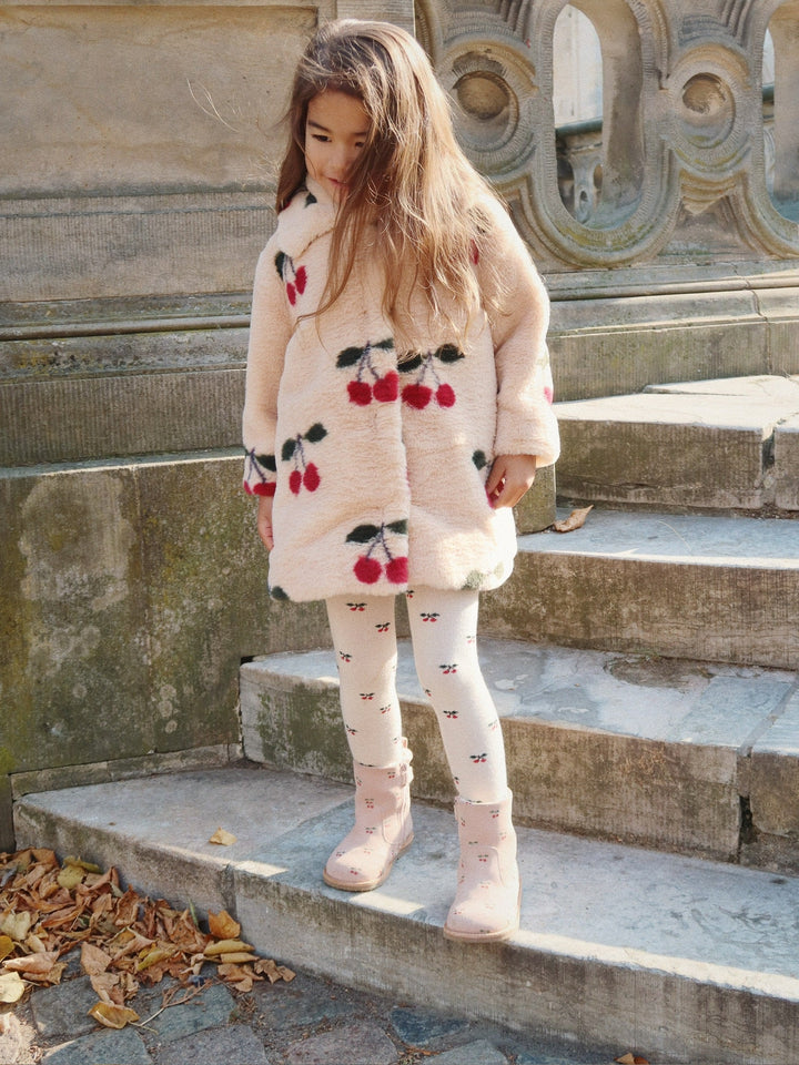 Konges Sloejd Kids Fuzzie Coat - Ma Grande Cerise