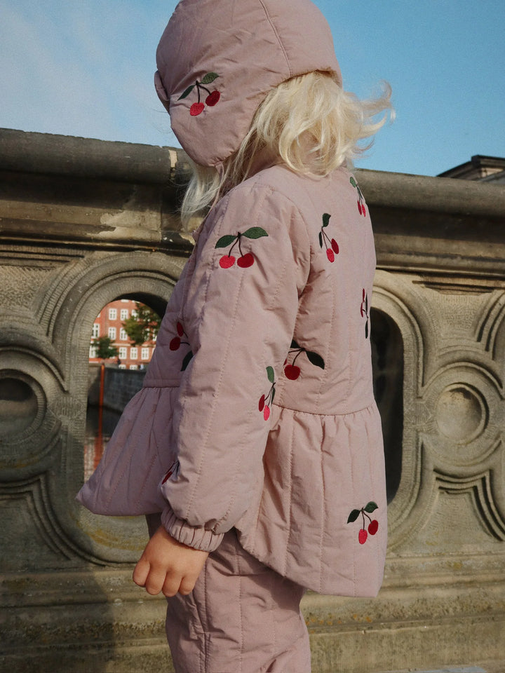 Konges Sloejd Kids Girls JUNA Bomber Jacket - Twilight Mauve