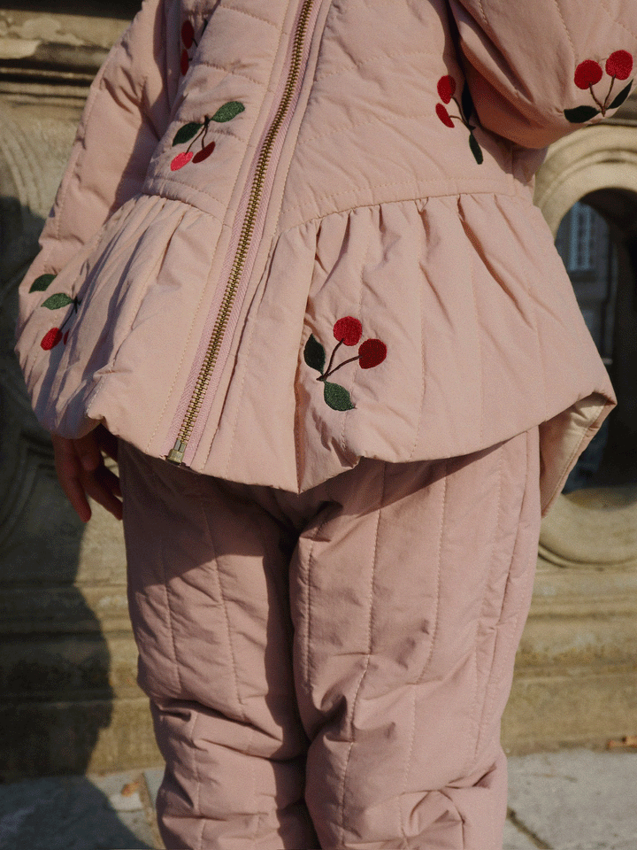 Konges Sloejd Kids Girls JUNA Bomber Jacket - Twilight Mauve