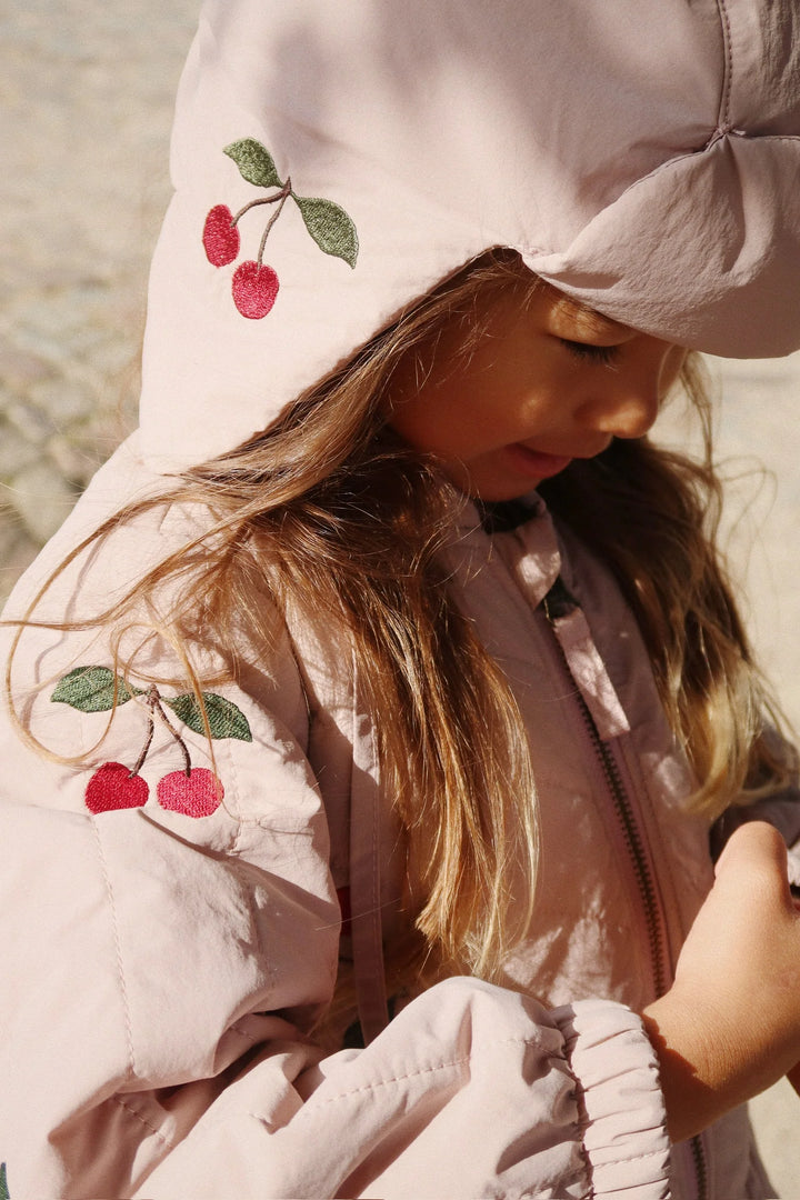 Konges Sloejd Kids Girls JUNA Bomber Jacket - Twilight Mauve