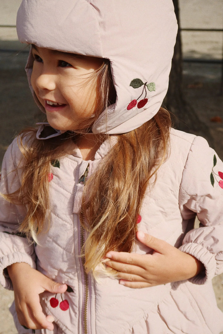 Konges Sloejd Kids Girls JUNA Bomber Jacket - Twilight Mauve