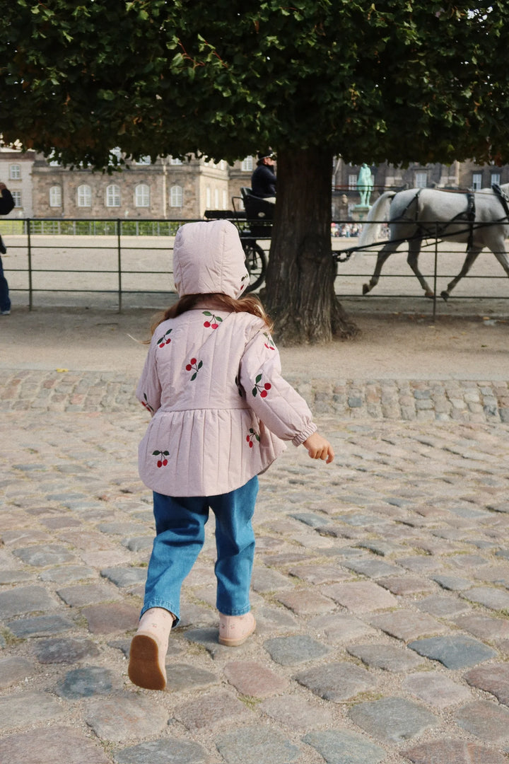 Konges Sloejd Kids Girls JUNA Bomber Jacket - Twilight Mauve