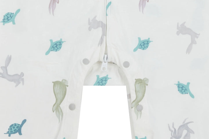 Nest Designs Baby Long Sleeve Romper (Bamboo Jersey) - The Tortoise & The Hare