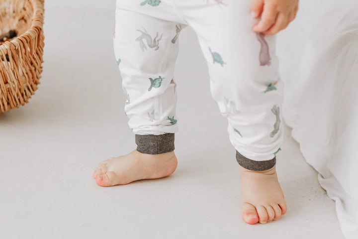 Nest Designs Kids/Baby Two-Piece Long Sleeve PJ Set (Bamboo Jersey) - The Tortoise & The Hare