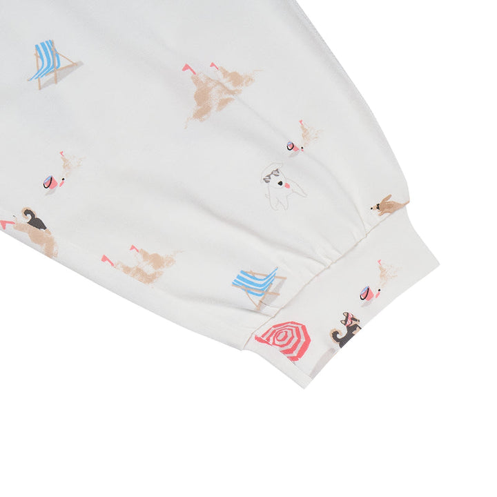 Nest Designs Kids Harem Pants (Bamboo Jersey) - Beach Daze