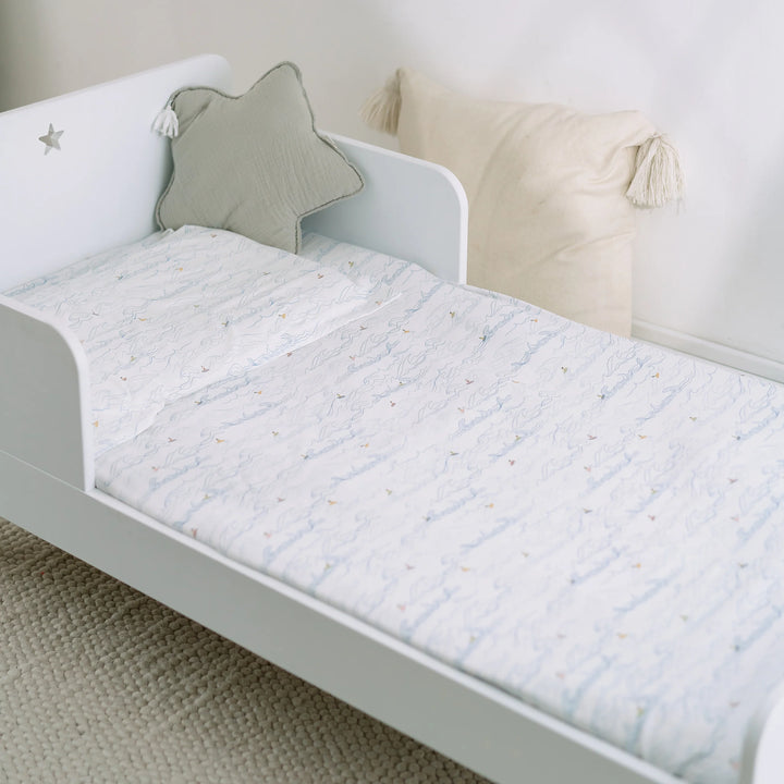 Nest Designs Cotton Fitted Twin Sheet - Surf's Up 193x99cm