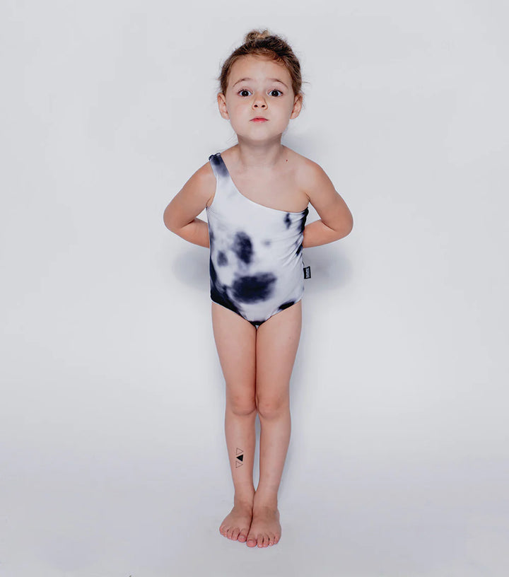 Nununu Kids Girl ONE STRAP SWIMSUIT - TIE DYE - 10-11Y