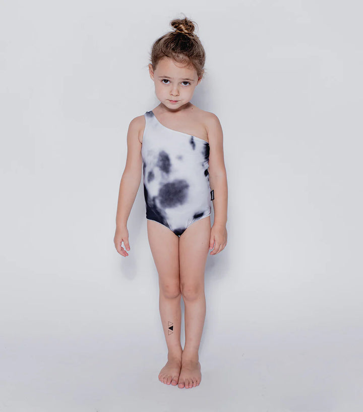 Nununu Kids Girl ONE STRAP SWIMSUIT - TIE DYE - 10-11Y