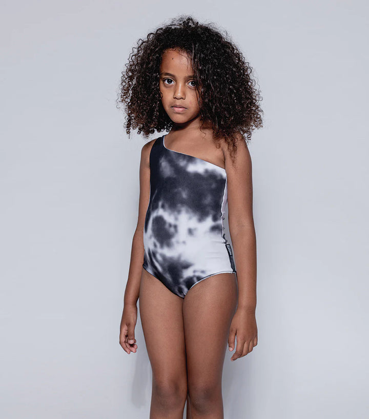 Nununu Kids Girl ONE STRAP SWIMSUIT - TIE DYE - 10-11Y