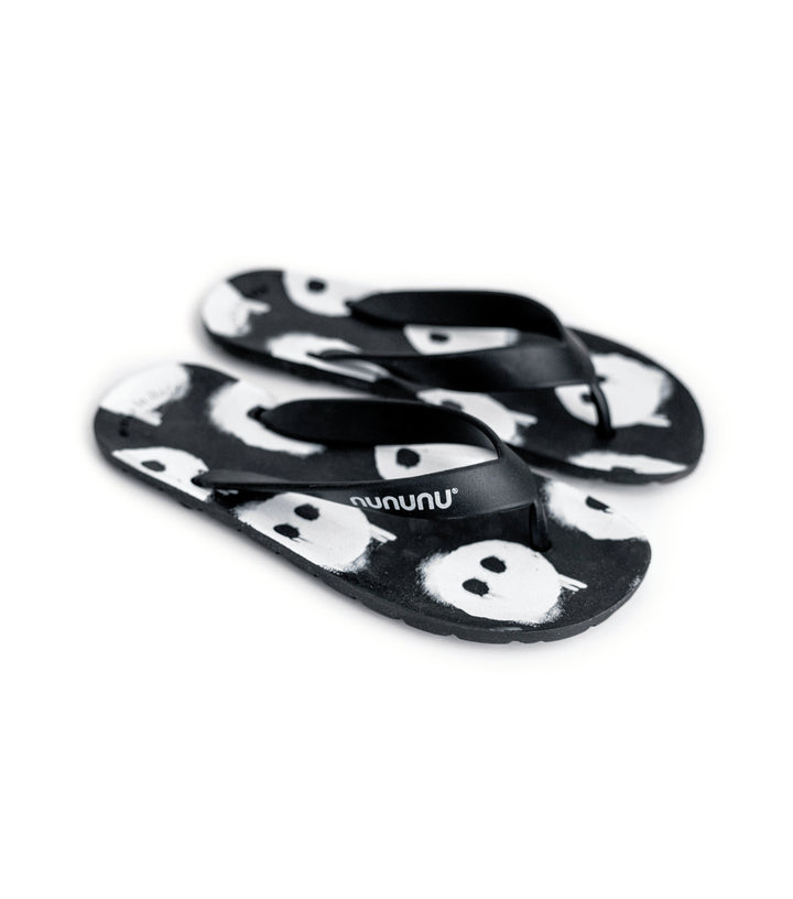 Nununu Kids MELTING MASKS FLIP FLOPS - BLACK