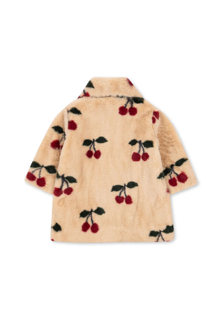 Konges Sloejd Kids Fuzzie Coat - Ma Grande Cerise
