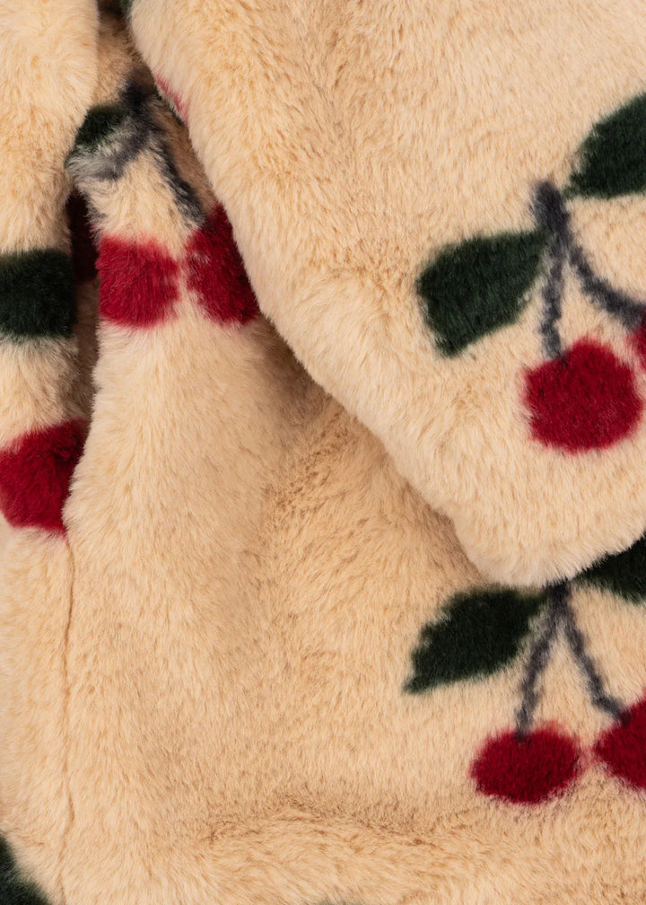 Konges Sloejd Kids Fuzzie Coat - Ma Grande Cerise