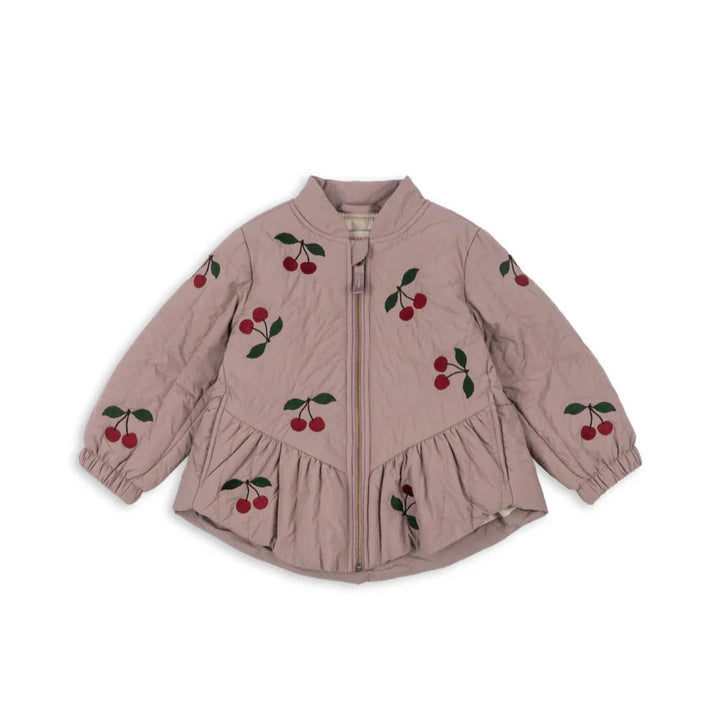 Konges Sloejd Kids Girls JUNA Bomber Jacket - Twilight Mauve