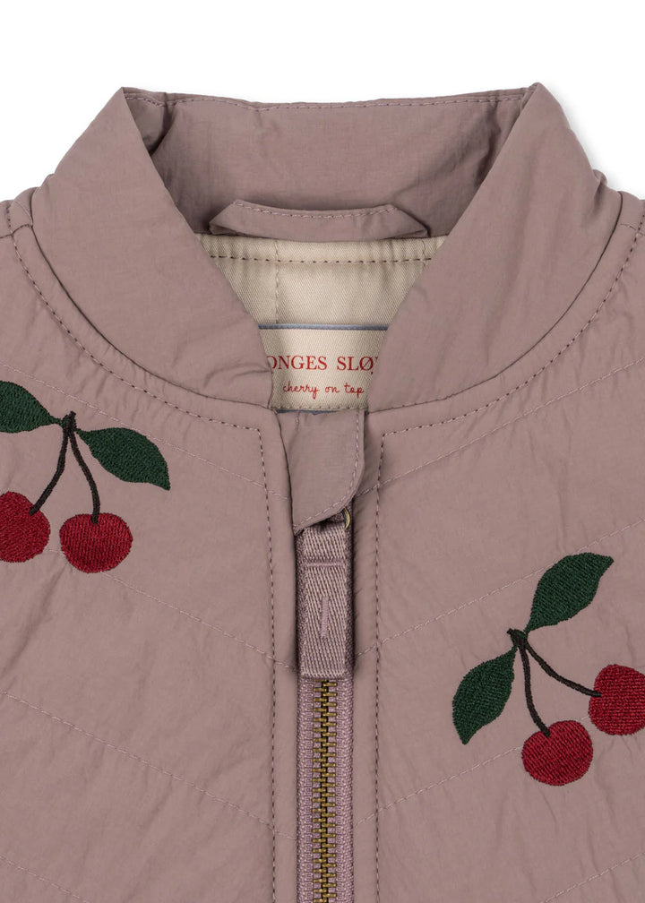 Konges Sloejd Kids Girls JUNA Bomber Jacket - Twilight Mauve