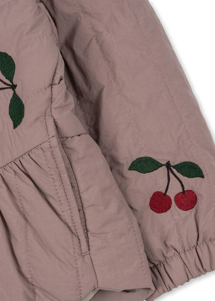 Konges Sloejd Kids Girls JUNA Bomber Jacket - Twilight Mauve