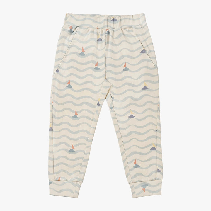 Nest Designs - Petite Revery Kids Quick Dry Cooling Cotton Jogger - Sea La Vie