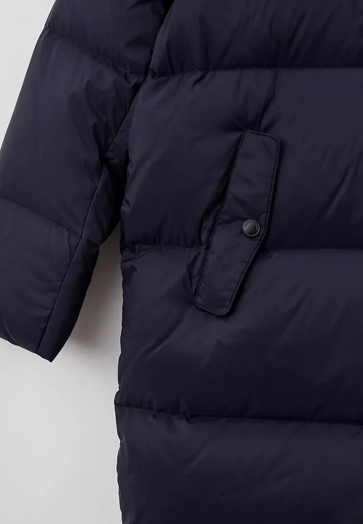 Emporio Armani Kids Long Down Jacket - Blue Navy