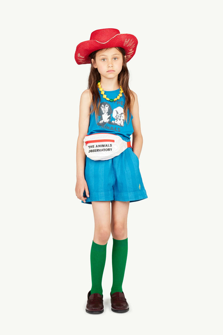 THE ANIMALS OBSERVATORY Kids Blue Frog Tank Top - 4Y/6Y/8Y