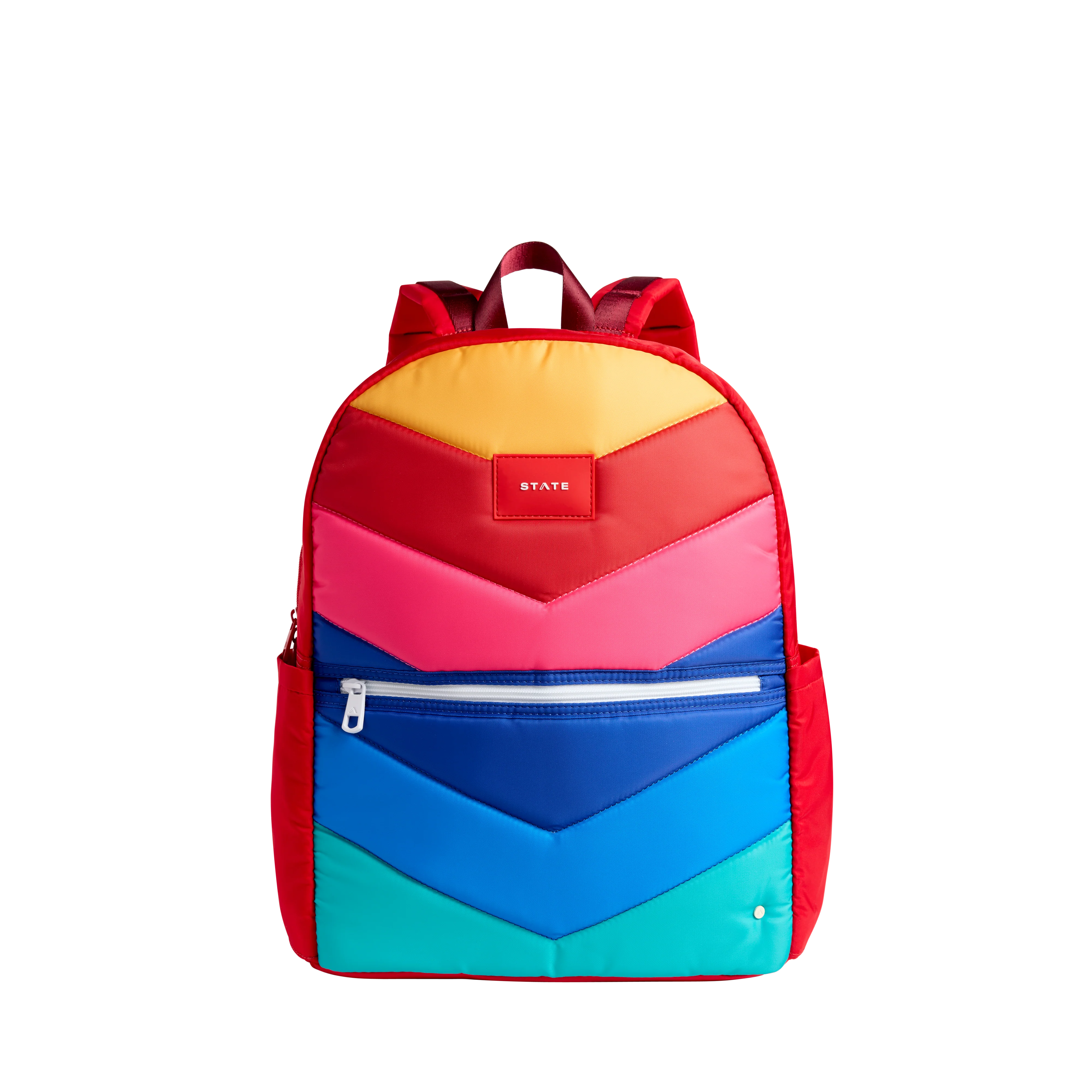 STATE unisex Colorful Abstract Print Backpack Colorful Leaf Design All Over Print Med Minimalist Backpack  main image 2