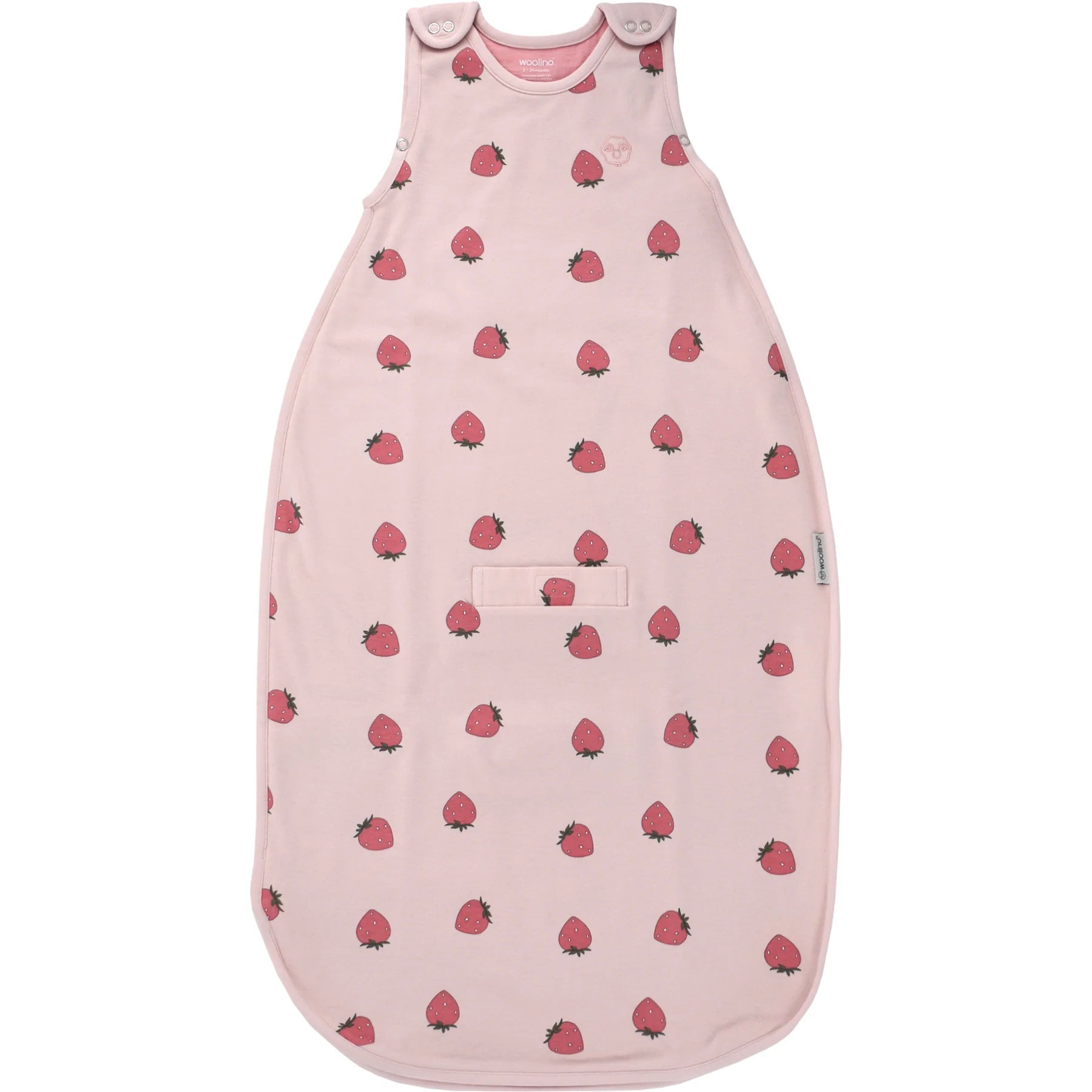Woolino Merino Wool Season Sleep Bag ULTIMATE Strawberry
